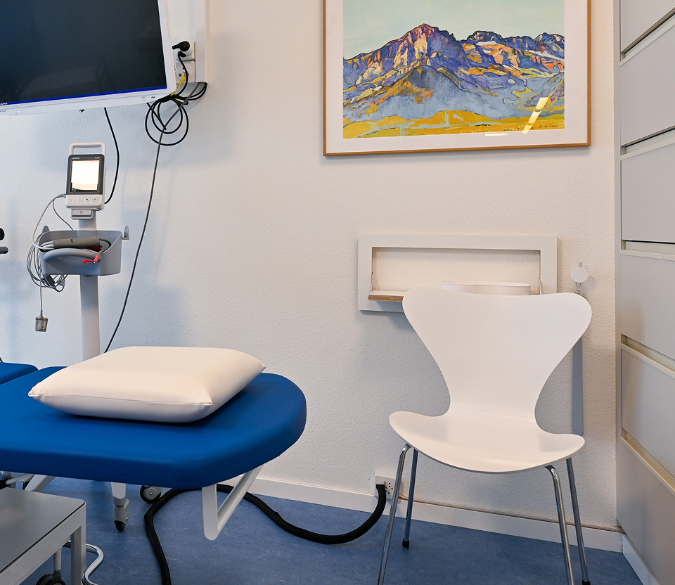 Praxisraum der Gastroenterologie am Claraplatz