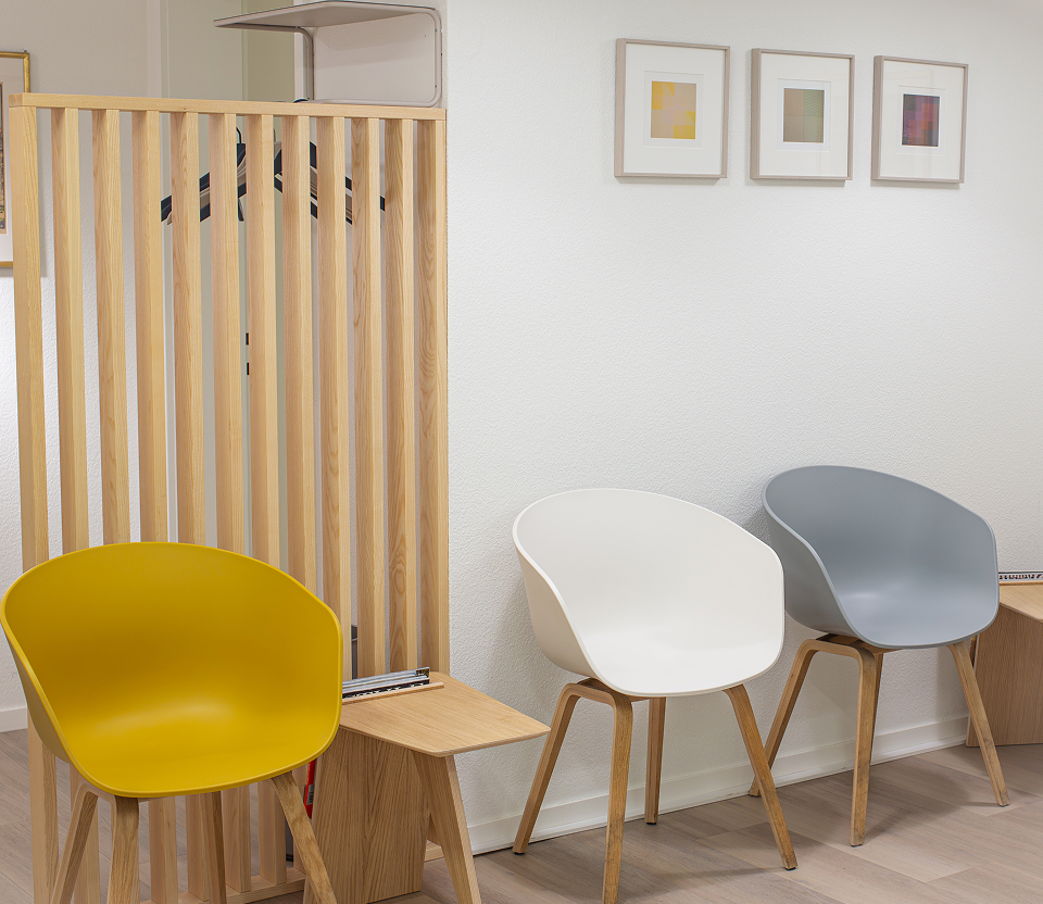 Wartezimmer der Gastroenterologie am Claraplatz